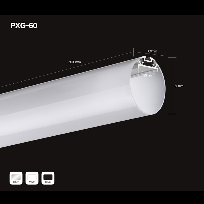 จีนอะลูมิเนียมรายละเอียดรอบ LED อลูมิเนียมสำหรับแถบ LED