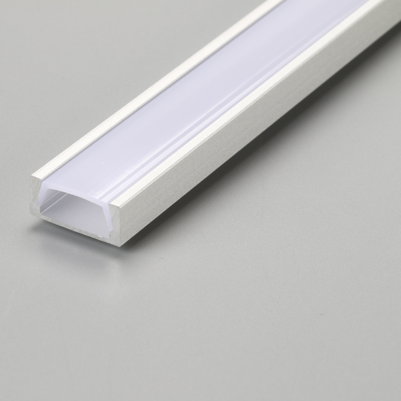 1M อลูมิเนียมปิดภาคเรียนไฟ LED โปรไฟล์สำหรับไฟ LED แถบที่มีความยาวปกที่กำหนดเอง