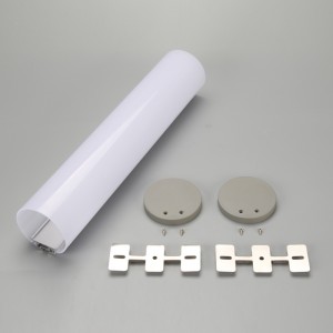 ตัวยึดเชิงเส้น LED แบบแขวนที่มีโปรไฟล์อลูมิเนียม 6063 สำหรับตัวเรือนหลอดไฟแบบเส้นตรง