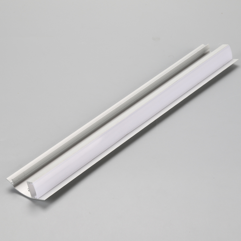 มุม PC cover แถบอลูมิเนียมโพรไฟล์ LED สำหรับแถบไฟ LED แบบยืดหยุ่น